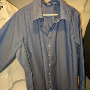 Eddie Bauer bbutton up shirt - Blue  Size 4 X